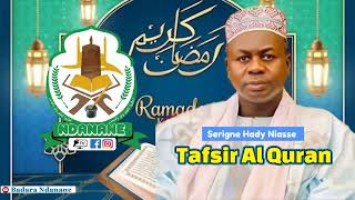 Ramadan 2024  Tafsir Oustaz Hady NIASS  Vendredi 29 Mars 2024 [upl. by Cirda]