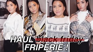 Haul ANTI Black Friday  FRIPERIE amp tryon [upl. by Klimesh953]