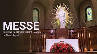 Messe du 5 octobre 2024 en direct de lOratoire SaintJoseph [upl. by Barnum]