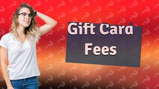 Do you pay a fee on a Visa gift card [upl. by Aimo460]