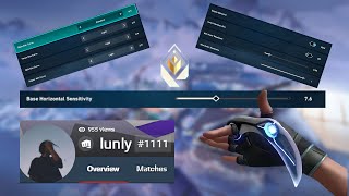 Trying Out LUNLYS Console Valorant Settings For A Day  Heres How It Went [upl. by Ahsiloc]