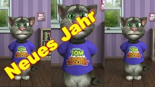 Dir ein Frohes Neues Jahr Neujahr nachträglich Happy New Year Talking Tom sprechende Katze [upl. by Seth762]