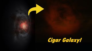 How to find amp What to See inside of the Cigar🌫 Galaxy🌌  Space Engine🪐 [upl. by Ellary]