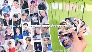 a super exciting kpop photocard haul  ✮ nct dream le sserafim seventeen enhypen  more [upl. by Aundrea]