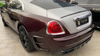 2014 RollsRoyce Wraith Mansory Edition Startup And Horn [upl. by Fayth]