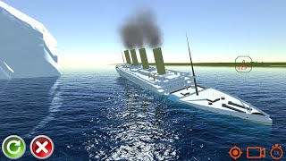 Britannic hit the Iceberg  Ship Handling Simulator  Ship Mooring 3D [upl. by Rosenkrantz]