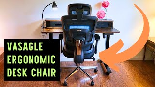 Ergonomic Desk Chair by Vasagle for Adjustable Comfort [upl. by Arrais]