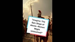 Imagine Series The Epic Siege of Alesia Roman Might Unleashed history shorts [upl. by Nyrehtac151]