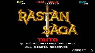 Rastan Saga  Arcade Gameplay  Taito 1987  HD [upl. by Linzy351]