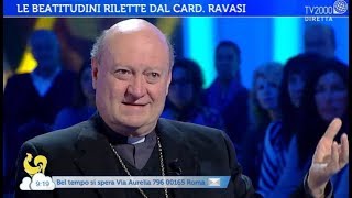 Le Beatitudini rilette dal Card Gianfranco Ravasi [upl. by Nuahsed]