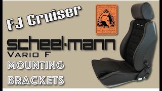 Scheel Mann FJ Cruiser Mounting Brackets [upl. by Drofnas]