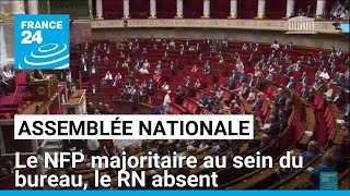 Assemblée nationale  la gauche majoritaire au sein du bureau aucun poste clé pour le RN [upl. by Meingoldas]