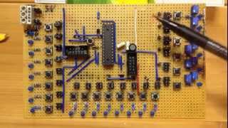 AVR Atmega8 Entwicklungsboard USB  ISP Programmierschnittstelle [upl. by Irrej296]