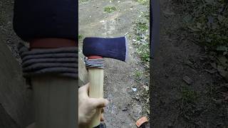 Toporek parkside idealny do 🪓🪓🪓 małych prac video axe woodworking [upl. by Ephraim972]