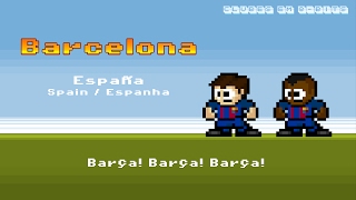 Hino do Barcelona em 8Bits  El Cant del Barça 8bits  Barcelona Anthem 8bit Version [upl. by Terina]