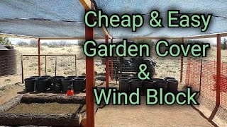 Unbelievable Garden Cover amp Wind Block Simple amp Cheap [upl. by Lithea]