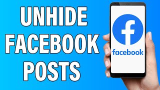 How To Unhide Posts On Facebook Timeline 2021  Unhide Facebook Profile Post  Facebook Mobile App [upl. by Noyes189]