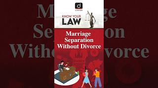 Judicial Separation  Divorce  Know Your Law  Drishti Judiciary shorts marriage divorce [upl. by Nabala]