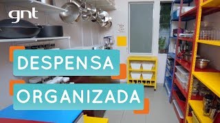 Como organizar a despensa  Organização  Santa Ajuda  Micaela Góes [upl. by Hitt]