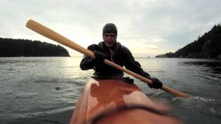 Warren Williamson rolling and maneuvering the Pygmy Murrelet 4PD Kayak [upl. by Grodin58]