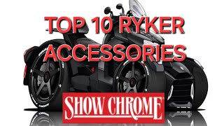 TOP 10 MUST HAVE CanAm Ryker accessories 🔥 🔥 🔥 [upl. by Eugilegna742]