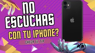 IPHONE CON VOLUMEN MUY BAJO Y NO ESCUCHAS EN LLAMADA  CHECA EL TIP yesatechrepair apple iphone [upl. by Latia506]