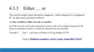 ICD 10 manual mortality coding Volume 243 Coding instructions for mortality multiple causes [upl. by Madda]