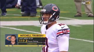 2017  Week 14  Mitchell Trubisky EVERY PASS vs Cincinnati [upl. by Asilav845]