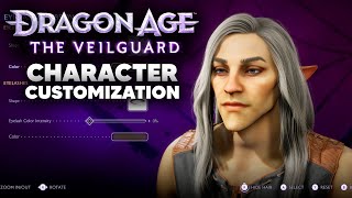 DRAGON AGE THE VEILGUARD  Character Customization [upl. by Remsen]