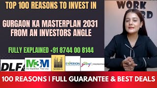 GURUGRAM MASTERPLAN 2031  DONT INVEST BEFORE YOU WATCH THIS VIDEO 8744008144 MYINVESTORSDEN [upl. by Rayburn]