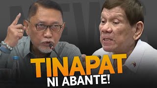 Harapang tinapat ni Abante si Duterte sa kaniyang unang pagharap sa Quadcommittee [upl. by Sert]