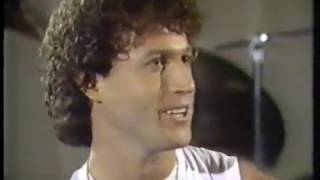 Andy Gibb Interv with his dog Sam [upl. by Aniratac]