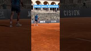 Dennis Novak beats Alex Michelsen Oeiras atpchallengertour atpchallenger atp tennis [upl. by Marvel686]