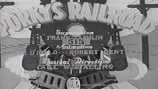 PORKYS RAILROAD 1937 — Kids Klassics All Starring Porky Pig VHS Rip  Digitization Looney Tunes [upl. by Irama]