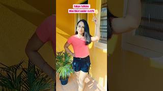 Mini skirt at only rs 274😱‼️shorts youtubeshorts skirt myntra viralvideo viralshorts skirts [upl. by Martres]