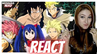 React FAIRY TAIL TODOS OS DRAGON SLAYERS  Player Solo [upl. by Nedrud143]