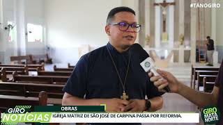 Carpina Igreja Matriz de São José passa por reformas [upl. by Hulbert]