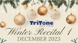 TriTone Music Studios Winter Recital 2023 Show 1 [upl. by Drofwarc]