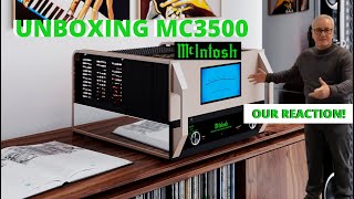 McIntosh MC3500 Unboxing FIRST LOOK AND REACTION [upl. by Eizus664]