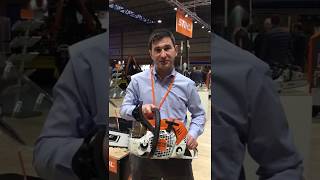 STIHL presenta la Motosierra MS500i en FIMA 2018 [upl. by Sela]