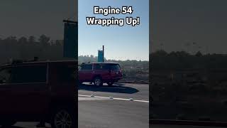 OC Fire Authroity in California WRAPPING UP after a brush fire ytshorts firefighter [upl. by Ausoj]