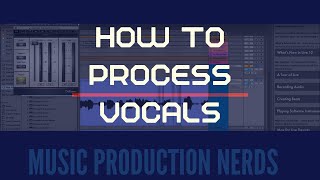 How To Process Vocals in Ableton or any DAW Lead Vocal Processing [upl. by Amihsat350]