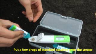 Nitrate meter LAQUAtwin B743  plant sap testing [upl. by Ardeid]