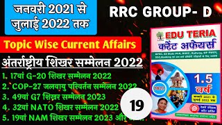 International Summit 2022  Eduteria Current Affairs  Edu Teria Current Affairs New Book 2022 [upl. by Siari633]