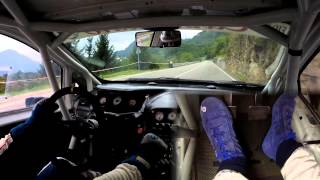 IVAN CARMELLINO  FIAT GRANDE PUNTO PROTO  TROFEO VALLECAMONICA 2015  ONBOARD GARA 1 [upl. by Noryk74]