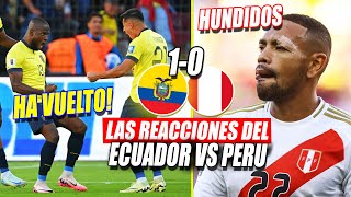 🐐 EL RETORNO DEL GOAT ENNER VALENCIA 🗞️ ESTO DICE LA PRENSA e HINCHAS del 🇪🇨 ECUADOR 10 PERÚ 🇵🇪 [upl. by Gunzburg]