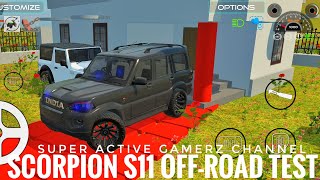 Scorpion s11 offroad test vs THAR [upl. by Bakerman]