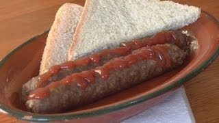 dutch recipes Frikandel Netherlands sausage how to video littleGasthaus [upl. by Mulford322]