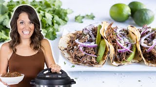 Instant Pot Beef Barbacoa Ready in HALF the Time [upl. by Yrad643]