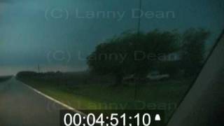 Greensburg Kansas Tornado filmed while it hits Greensburg [upl. by Larimer834]